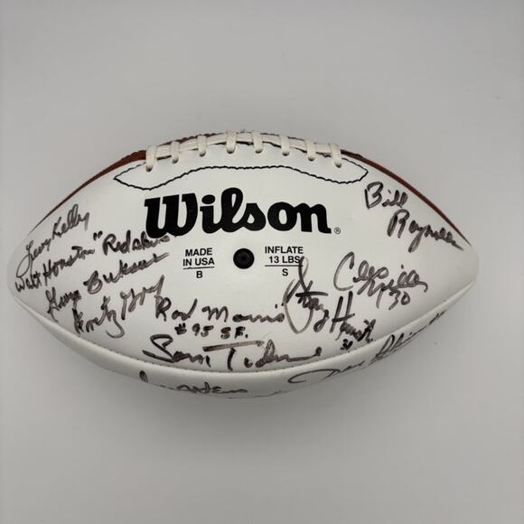 1999 Cleveland Browns Signed NFL Wilson Football w/ Jim Brown, Ozzie Newsome - Picture 3 of 11